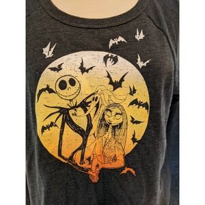 Disney Jerry Leigh Nightmare Before Christmas Shirt Gray Sz Small